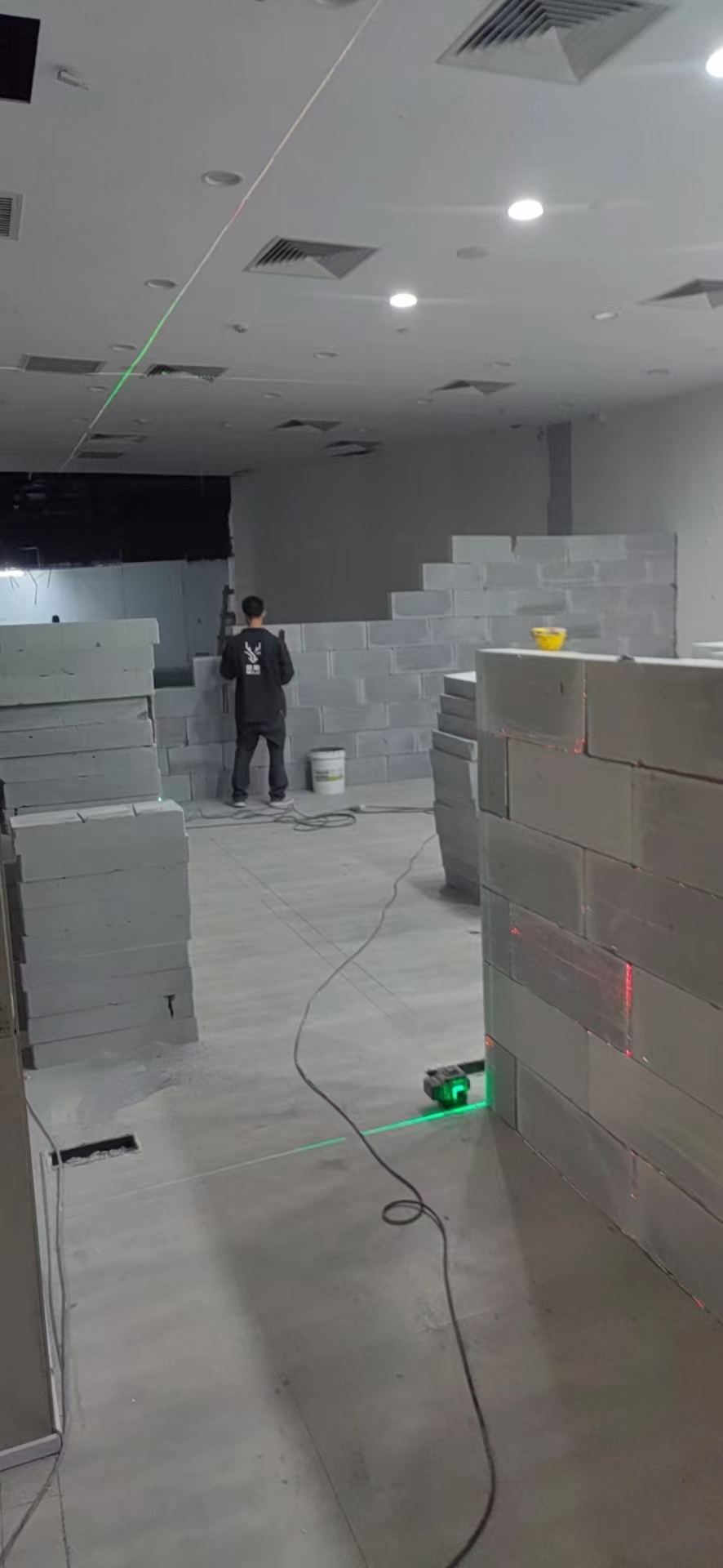 民宿轻质砖隔墙现场参考